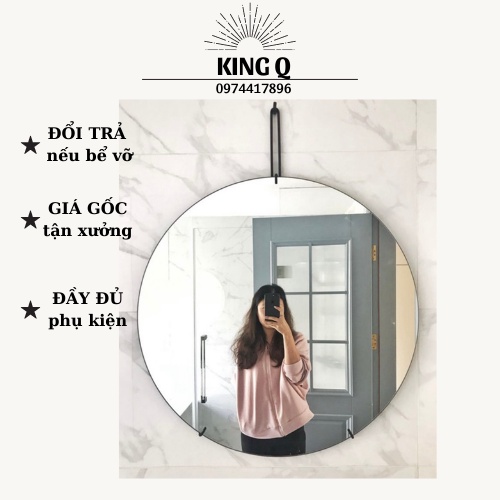 Gương treo quả lắc, gương treo dây thẳng, sp mới hót decor. Video thật