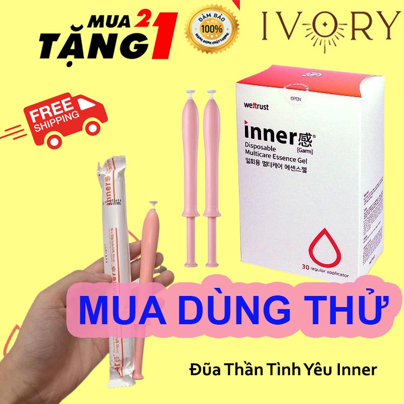 Inner Gel 💖 Dùng Thử 💖 Đũa Thần Inner Gel Dung Dịch Vệ Sinh Phụ Nữ - SIÊU HOT - Số 1 Hàn Quốc Sạch Thơm Làm Hồng Cô Bé