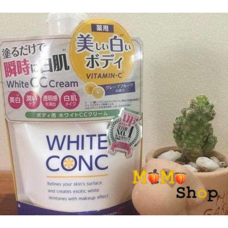 Kem Dưỡng Trắng Toàn Thân Body White Conc Túi 200g