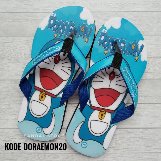 Doraemon Giày Sandal In Tên Nhân Vật Hoạt Hình Doremon Dễ Thương Cho Bé