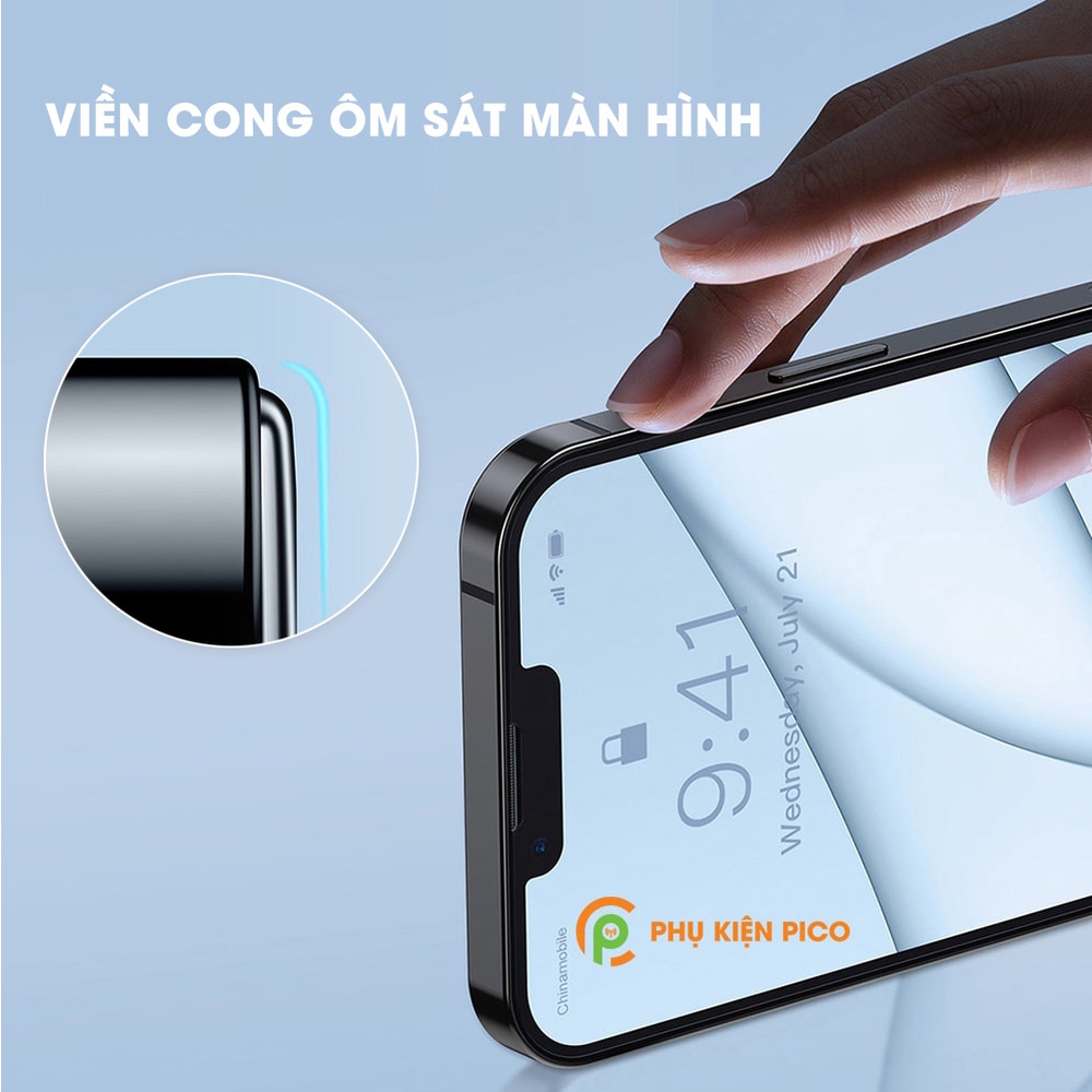 Kính cường lực Iphone 13 Pro Max chính hãng GOR trong suốt full màn hình Iphone Xs Max / 12 Pro Max / 11 Pro /  13 Mini