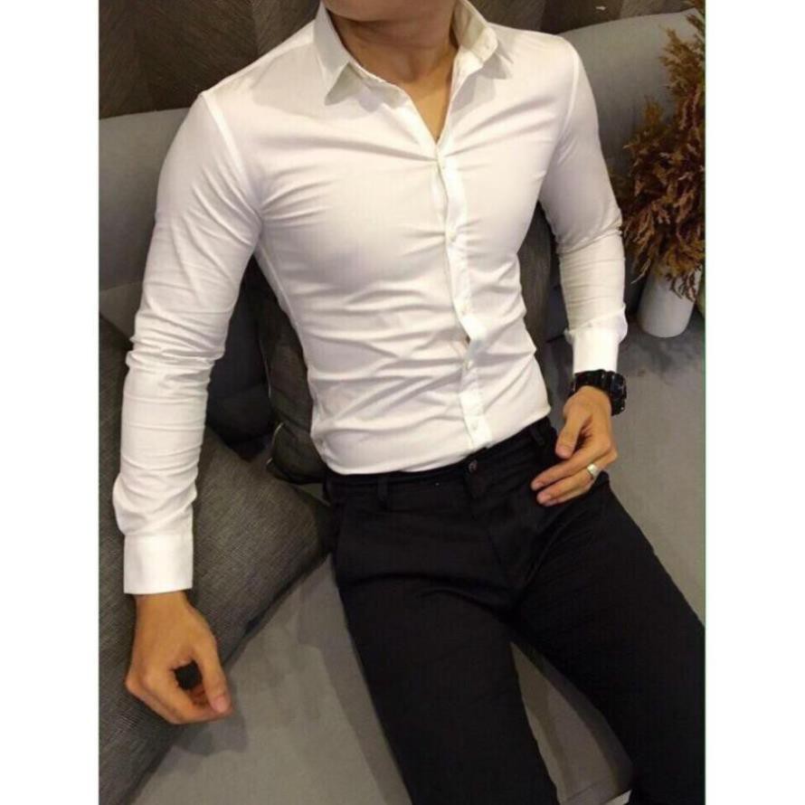Sơ Mi màu nam ZARA MAN, chất lụa mềm mịn dáng ôm thích hợp với nhiều lứa tuổi, dáng body, slimfit cực chuẩn | BigBuy360 - bigbuy360.vn