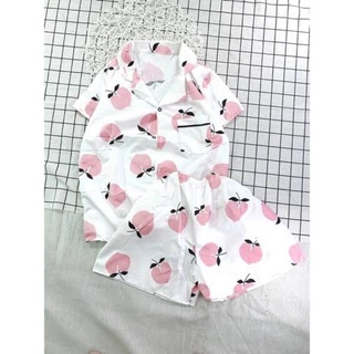 Combo 3 bộ pizama kate thái đùi