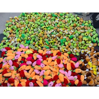 gấu bông móc khoá balo size 12-15cm