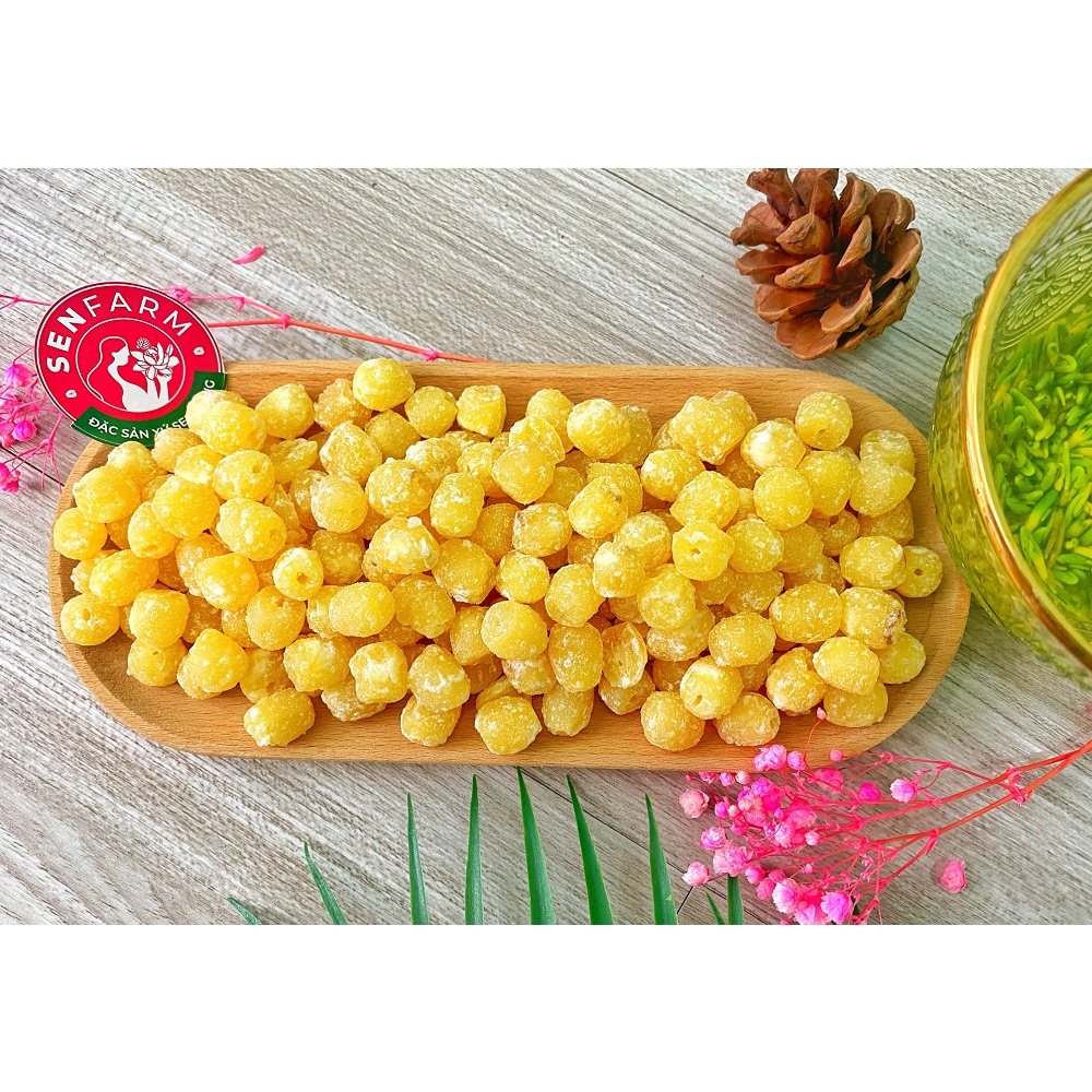 Mứt hạt sen thượng hạng ít đường senfarm bịch 300g