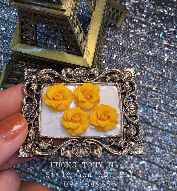 Hoa Hồng pháp 15k/1b, 30k/2b, hoa bột nail, hoa bột nổi, phụ kiện nail (Hoa hồng pháp) | BigBuy360 - bigbuy360.vn