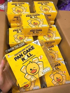 Bánh Pancake Roll Trứng Muối Thái Lan