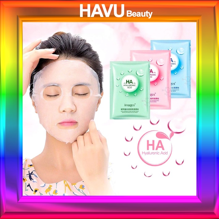 Mặt Nạ HA HYALURONIC ACID Giấy Dưỡng Trắng Da - Cấp ẩm, Giữ Ẩm Mịn Da Se Khít Lỗ Chân Lông - Thải Độc Tố HA Images | BigBuy360 - bigbuy360.vn