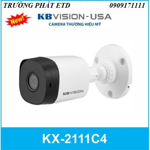 Camera 4 In 1 Hồng Ngoại 2.0 Megapixel KBVISION KX-2111C4 - Hàng Chính Hãng