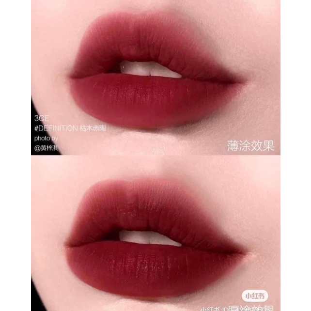 Son 3CE Velvel lip tint Definition limited