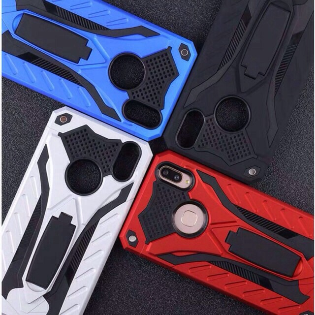 Ốp điện thoại cứng chống sốc có đế đỡ thiết kiểu robot biến hình cho XiaoMi Redmi Note 7 8 9S 9 Pro MAX