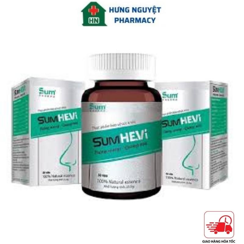 SUMHEVI viên uống hỗ trợ giảm viêm mũi viêm xoang hộp 30 viên