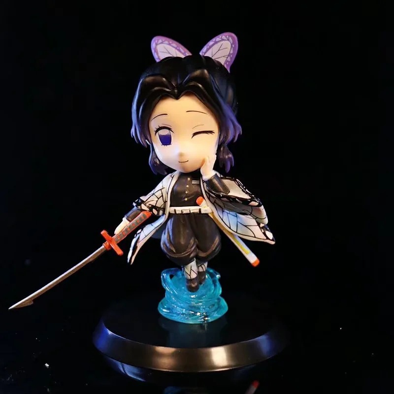 Đồ trang trí Nhân Vật Shinobu Giyuu Kyoujurou Sanemi Trong Demon Slayer Action FIgure Q SY2 Trang Trí Nhà Cửa