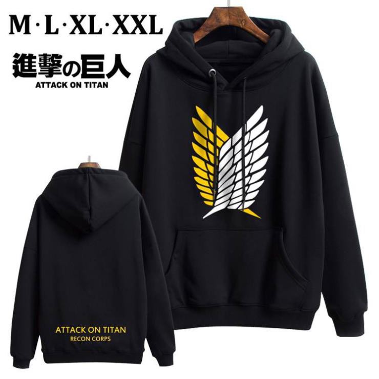 [Xả kho ]Áo hoodie Attack on Titan mới  đẹp siêu ngầu giá rẻ nhất
