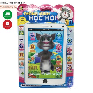 Máy tính bảng Mèo Tôm đồ chơi thông minh biết hát, kể chuyện, đọc thơ  loại to