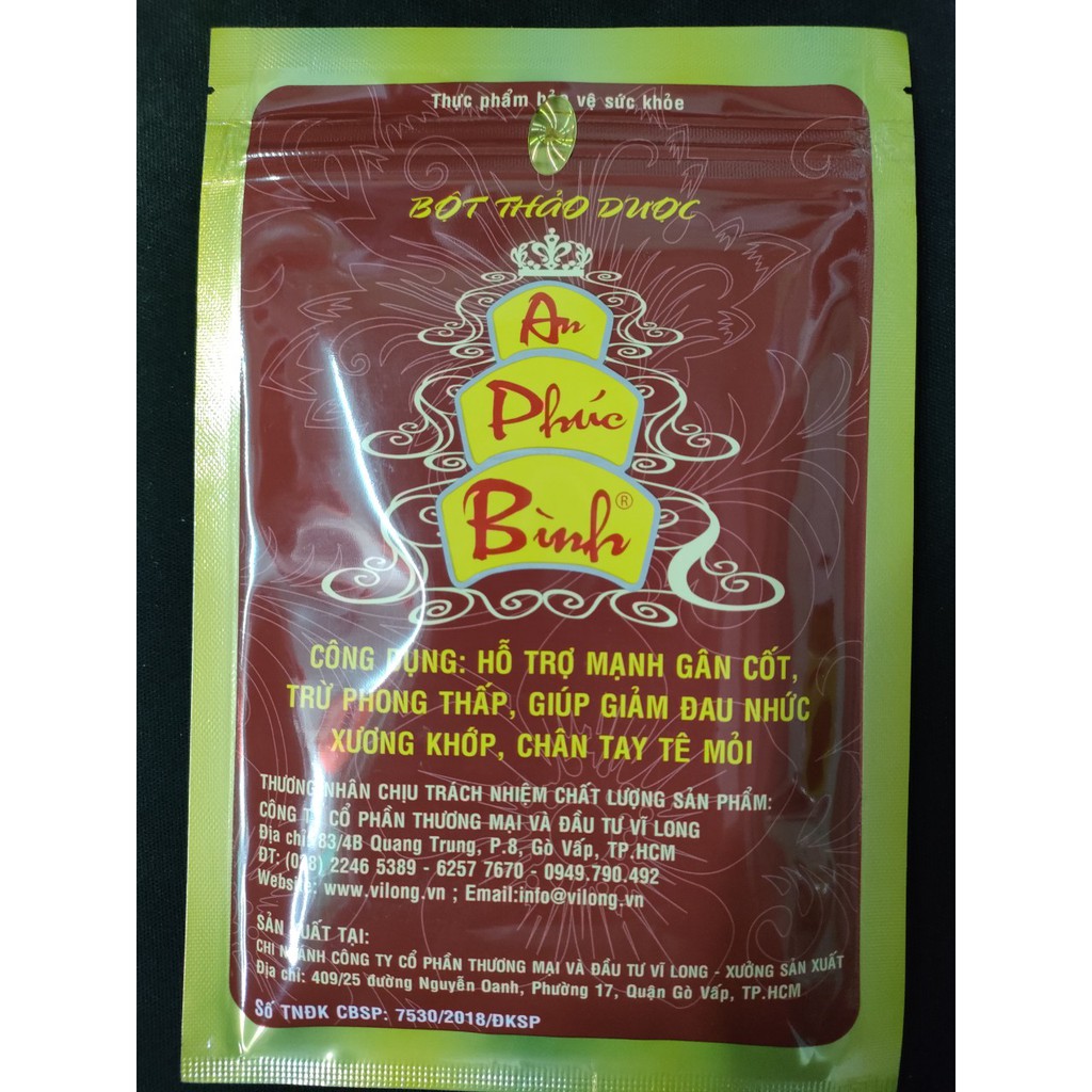 bột thảo dược An Phúc Bình 72g