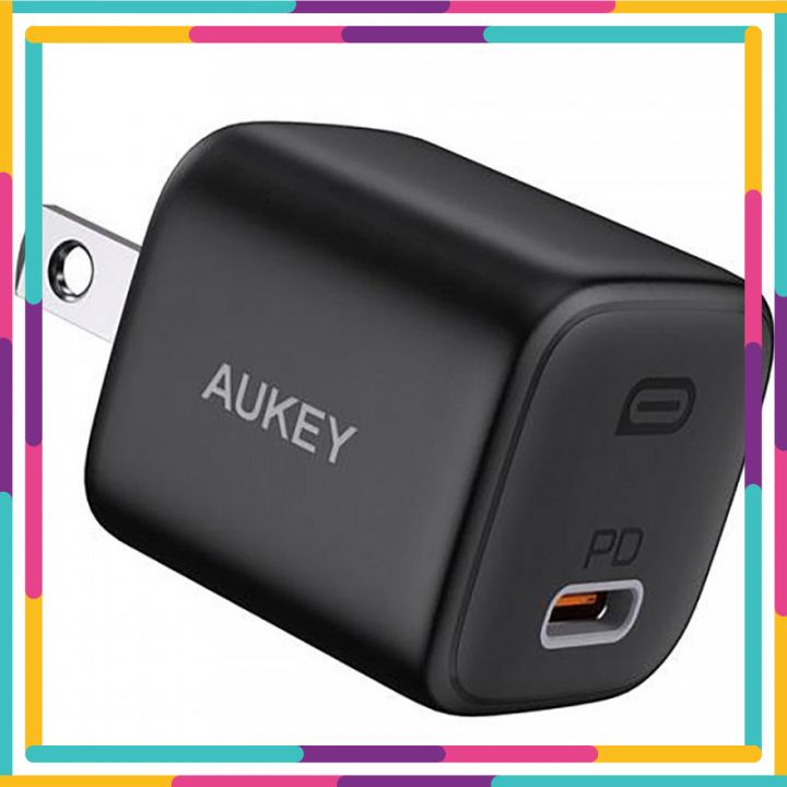 Củ Sạc Aukey Ultra Minima 20W PA-B1 USB C PD cho iP X 11 11Prm 12 13Prm Chính hãng Bảo hành 12 tháng