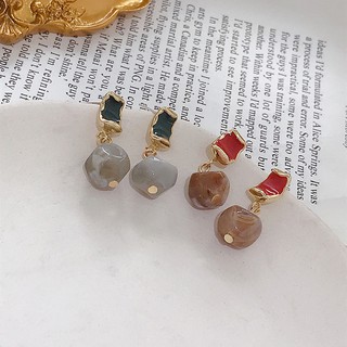 Khuyên Tai Đính Đá Phong Cách Retro Cao Cấp