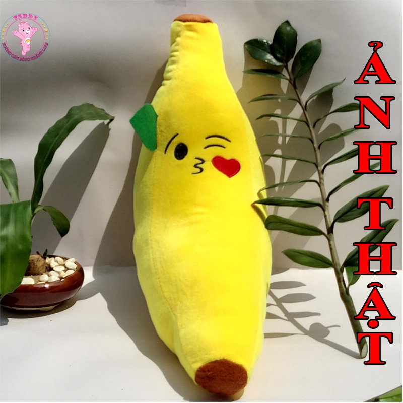 Gấu Bông Hình Quả Chuối Siêu Xinh Size 60Cm Loại 1 Quà Tặng Ý Nghĩa Cho Bạn Bè