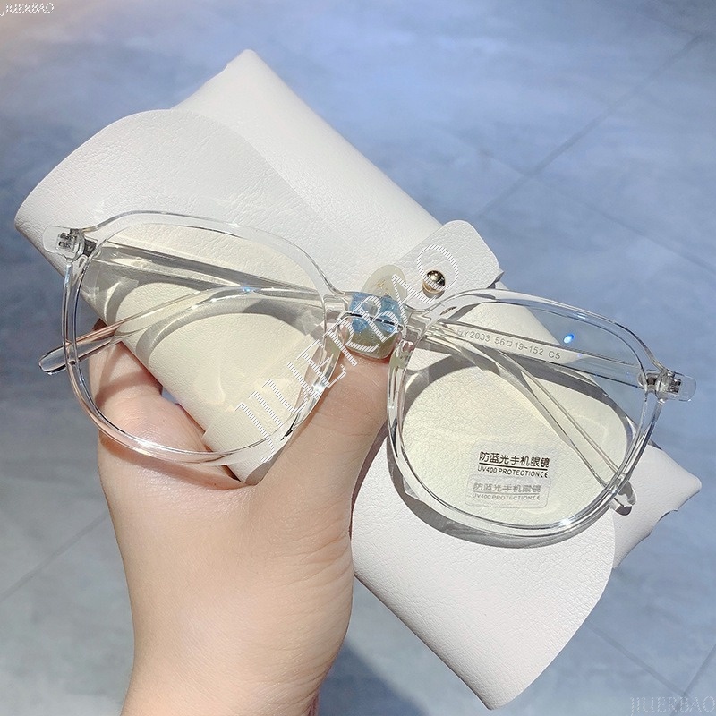 Kính mát gọng vuông chống bức xạ phong cách Hàn Quốc