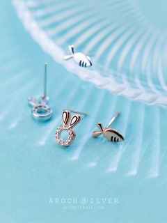 [ORDER] Khuyên bạc thỏ cà rốt