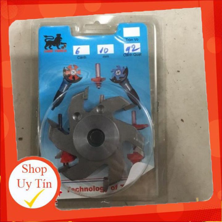 Lưỡi Phay Gỗ 6 Cánh Dày 10mm Dùng Cho Máy Mài Góc 100
