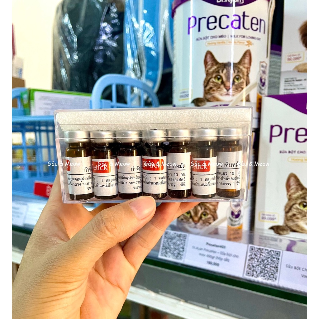 Nhỏ gáy không còn ve bọ chét trên thú cưng chó mèo 1cc - Chuẩn Thái Lan