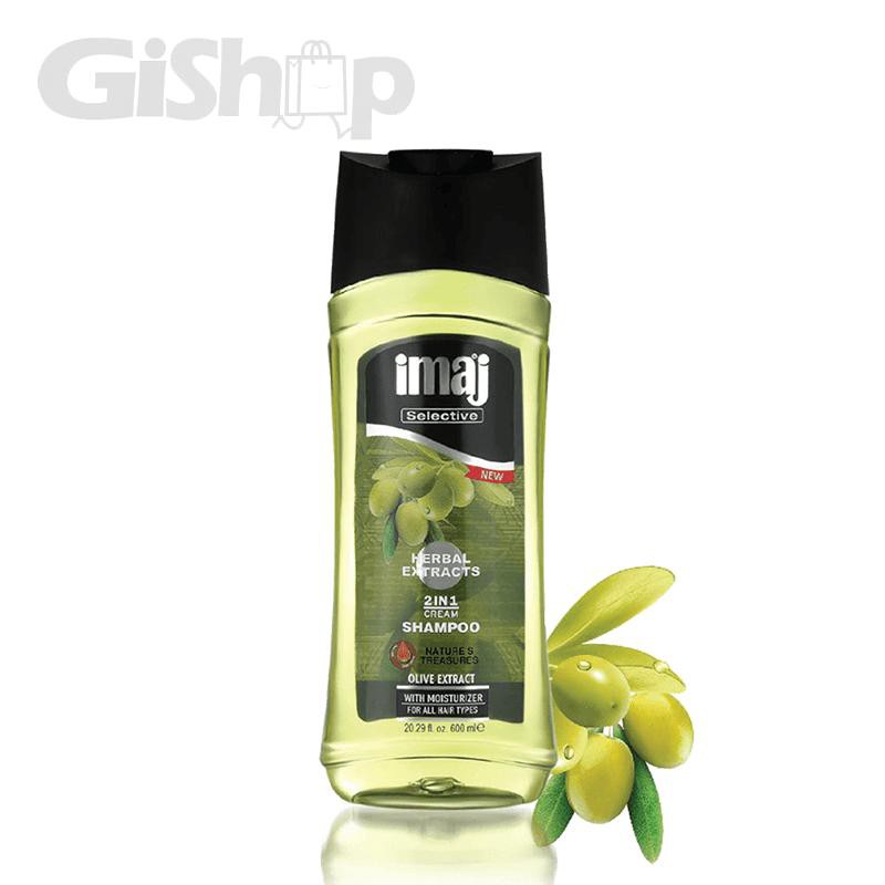 Dầu Gội Thảo Dược 2in1 Dành Cho Tóc Nhuộm Và Tóc Mỏng Hương Thảo Dược Imaj 600ml - Hàng Chính Hãng
