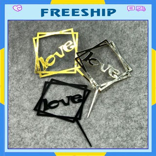 Trang trí bánh 💖FREESHIP💖 Set cắm mây trăng -Mẫu 1 - Phụ kiện trang trí bánh kem
