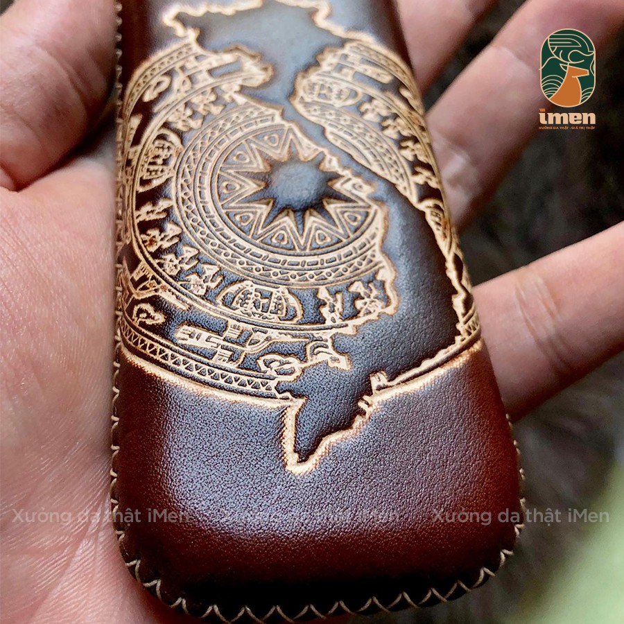 Bao da Nokia 8800 handmade hình trống đồng - Bảo hành 12 tháng