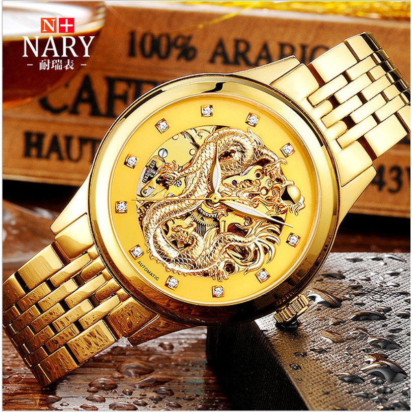 Đồng Hồ Nam Lên Cót Cổ Điển Dây Thép NAR A18028 Chính Hãng 2019 NEW Bảo Hành 12 Tháng Top Brand Luxury | BigBuy360 - bigbuy360.vn