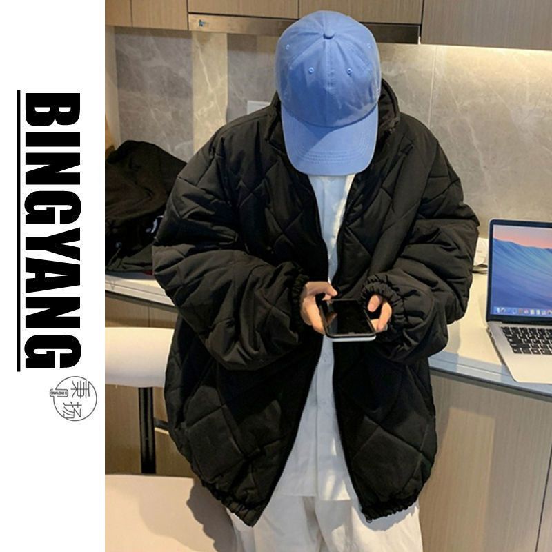 ÁO KHOÁC UNISEX ĐƯỜNG MAY Ô CHÉO HÀNG DÀY DẶN