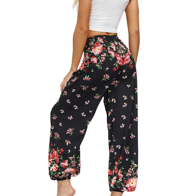 quần ống rộng In Họa Tiết Phong Cách Bohemian Dành Cho Nữ | BigBuy360 - bigbuy360.vn