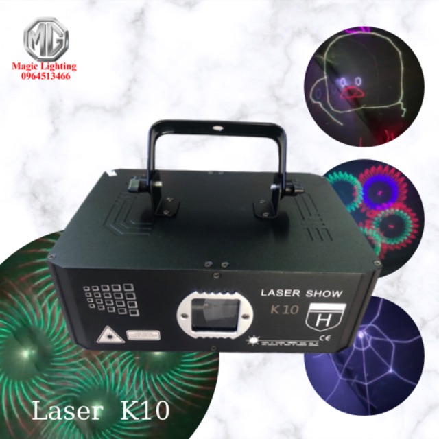 [ SALE OFF ] Đèn Bay phòng - Laser Show K10  - Đèn Sân Khấu Tphcm