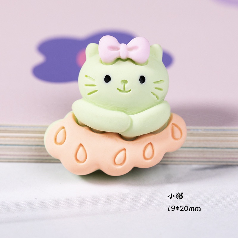 Set 10 đám mây hoạt hình xinh xắn phụ kiện làm kẹp tóc