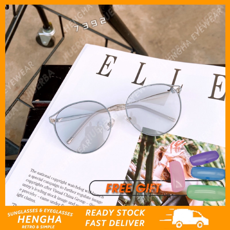 Kính Mát Gọng Kim Loại Màu Kẹo Ngọt Thời Trang Hàn Quốc Cho Nữ