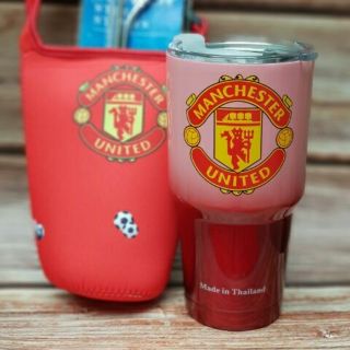 Combo ly giữ nhiệt 900ml Man.ches.ter 2 màu