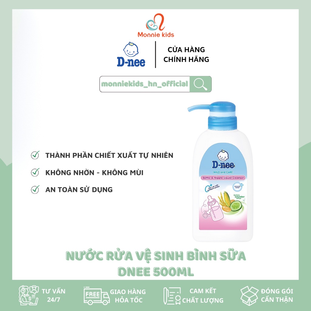 NƯỚC RỬA VỆ SINH BÌNH SỮA DNEE 500ML