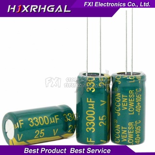 Set 10 tụ điện 25v3300uf 3300uf25v 13x26 25v 3300uf 13x26 chuyên dụng