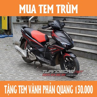 Tem trùm air blade clock - Khuyến Mãi Tặng Tem Vành Phản Quang 130.000đ