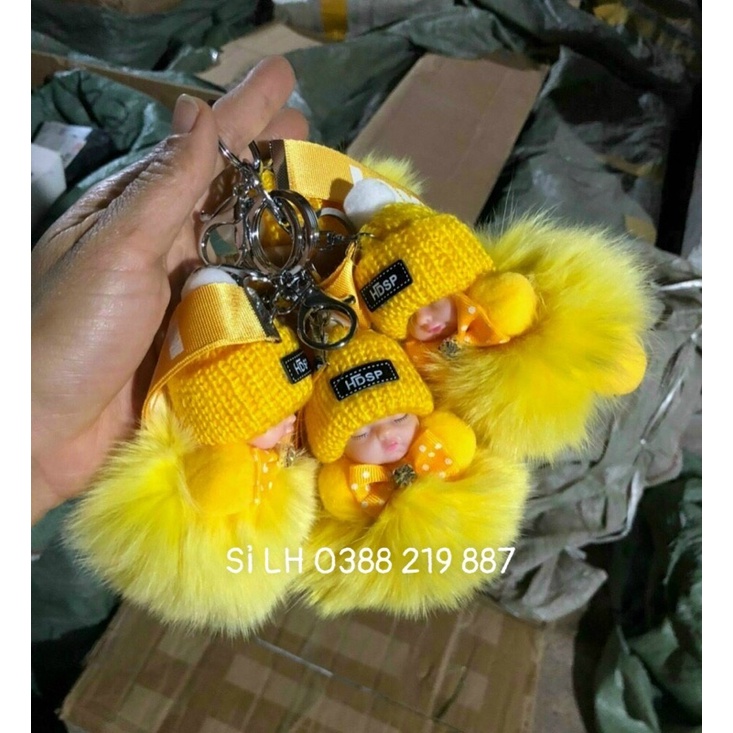 Búp Bê Móc Khoá, Móc Túi, Đồ Trang Trí Dễ Thương
