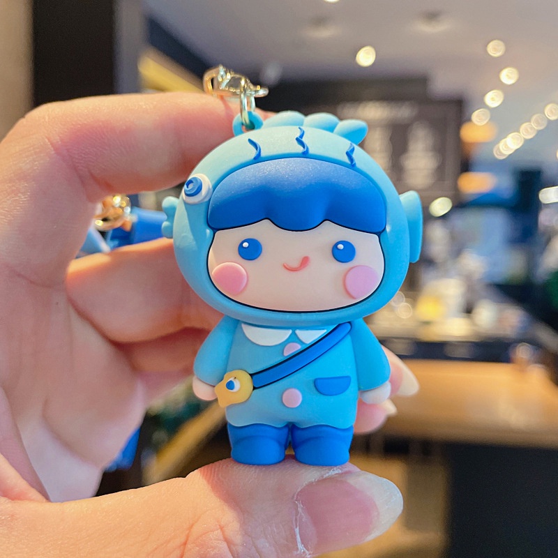 Hoạt Hình Móc Khóa Hình Thú Cưng Dễ Thương