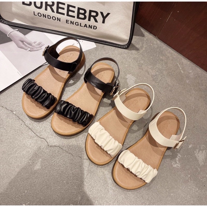 Sandal đế bằng  Nhúm QUAI DÁN (P1)