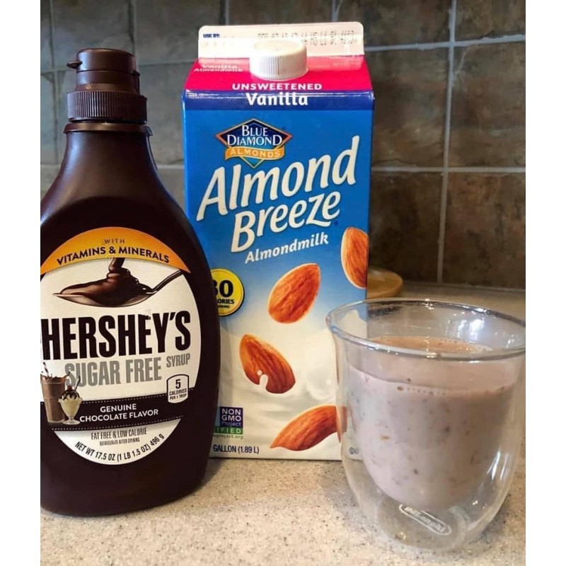 Syrup chocolate Hershey's không đường