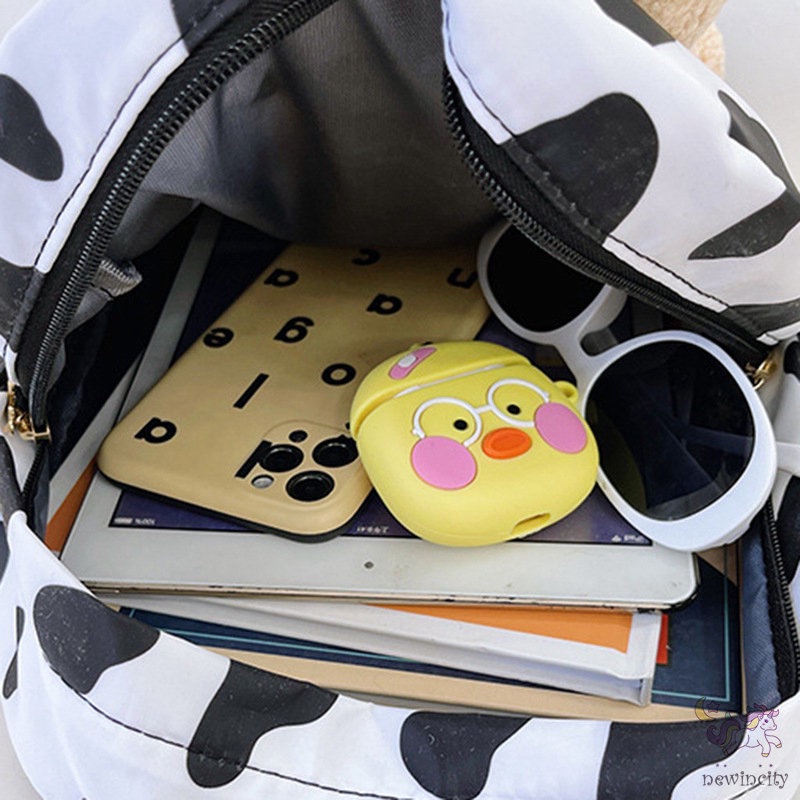 Balo đeo vai có túi bên hông phong cách Hàn Quốc dễ thương cho bé