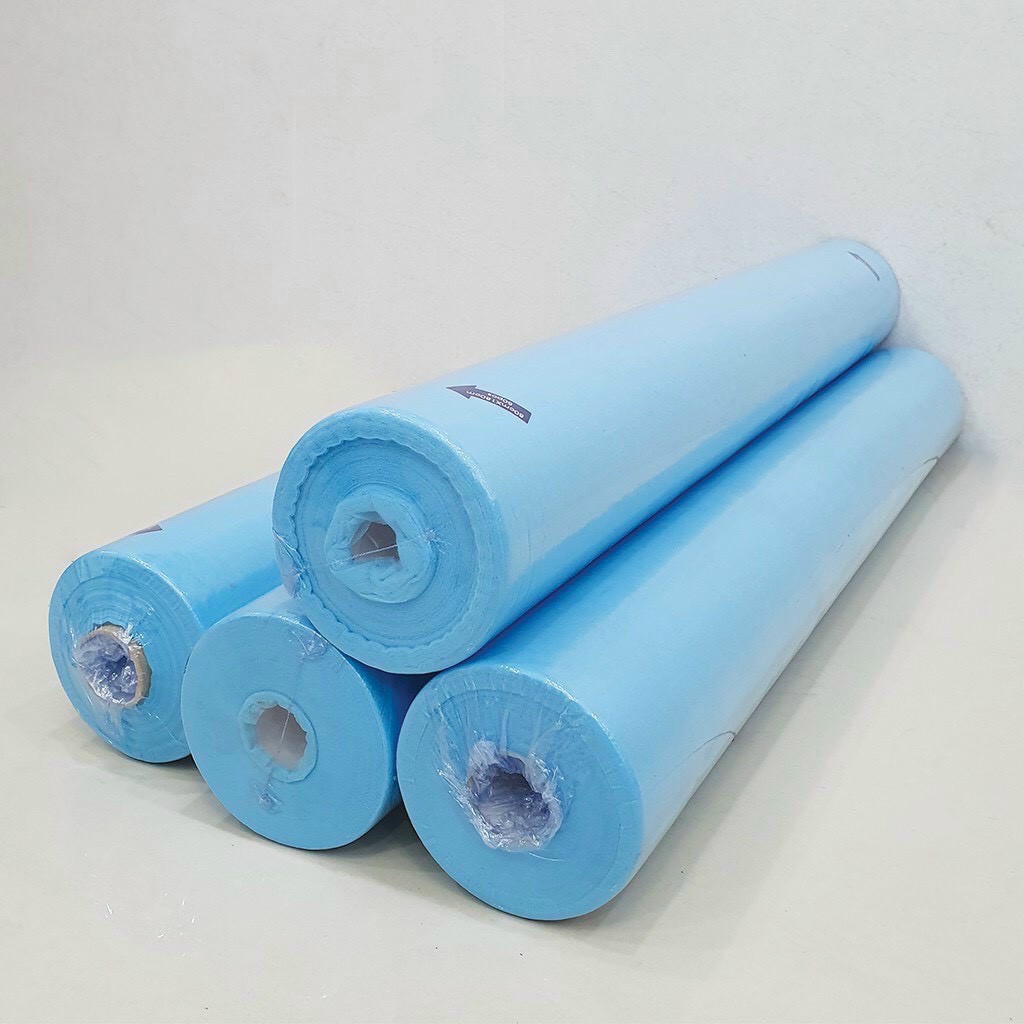 Cuộn Vải không dệt trải lót giường dùng trong Spa, Y tế, phun xăm - Tấm trải giường kích thước 0,8 x 1,8m