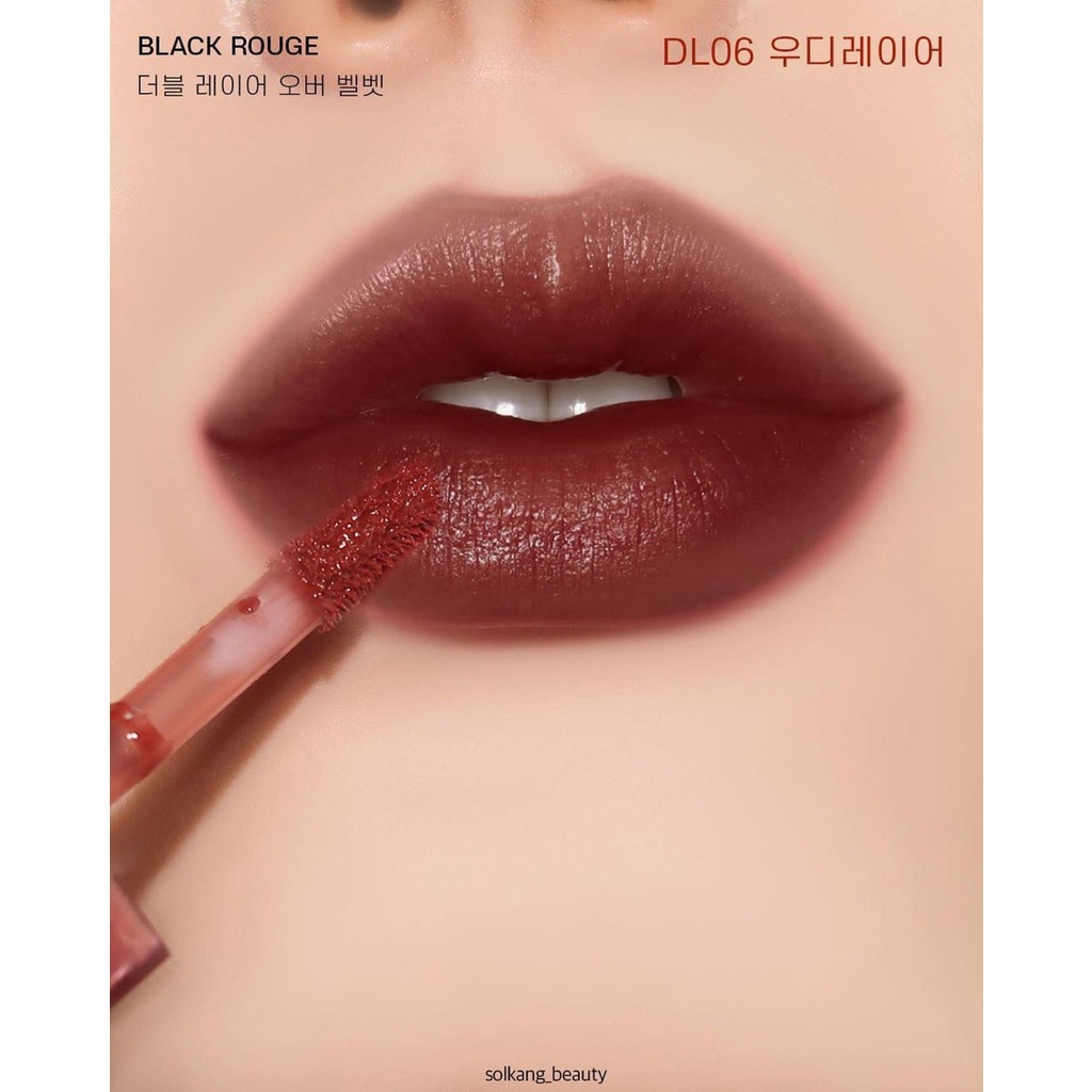 Son Kem Lì Có Dưỡng Black Rouge Double Layer Over Velvet 4.1gr - Hàn Quốc