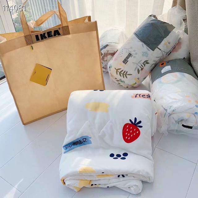 Chăn hè thu IKEA chất cotton, thêm thành phần ngải cứu có tác dụng chống muỗi