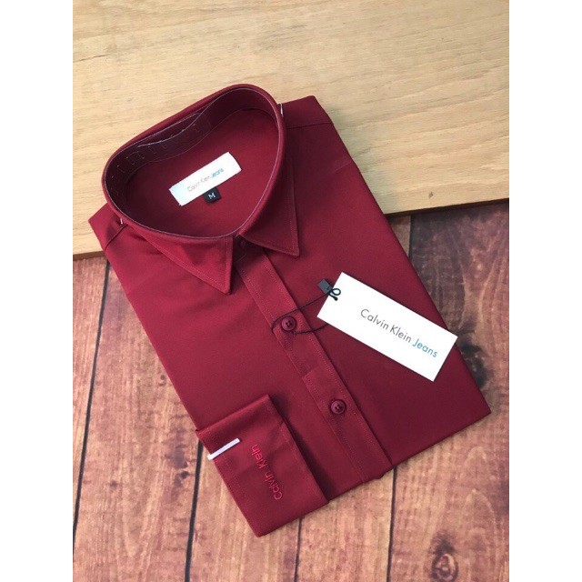 ÁO SƠ MI NAM CÔNG SỞ DÀI TAY THÊU LOGO | BigBuy360 - bigbuy360.vn