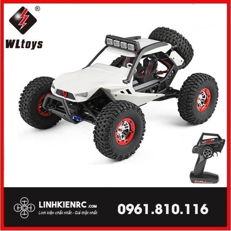 Siêu Xe Ô Tô Địa Hình Điều Khiển Từ Xa Tốc Độ Cao WLtoys 12429 40km/H 1/12 2.4G 4WD Đẹp Từng Centimet Cực Xịn -Có Video
